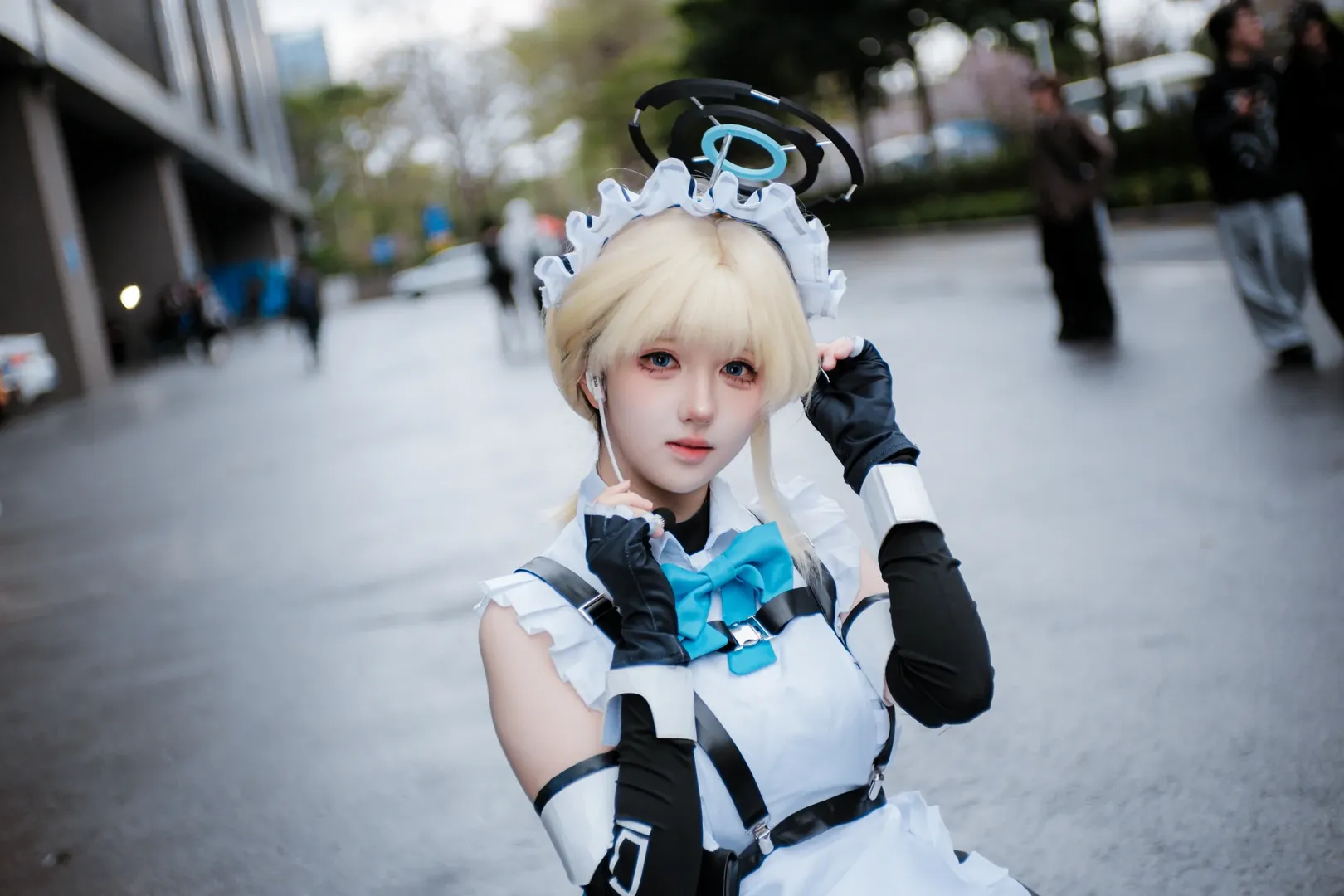 cosplay, 蔚蓝档案, 广州漫展, 白丝, 飞鸟马时cos - 第3张