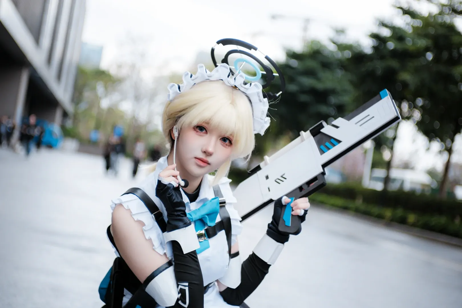 cosplay, 蔚蓝档案, 广州漫展, 白丝, 飞鸟马时cos - 第4张