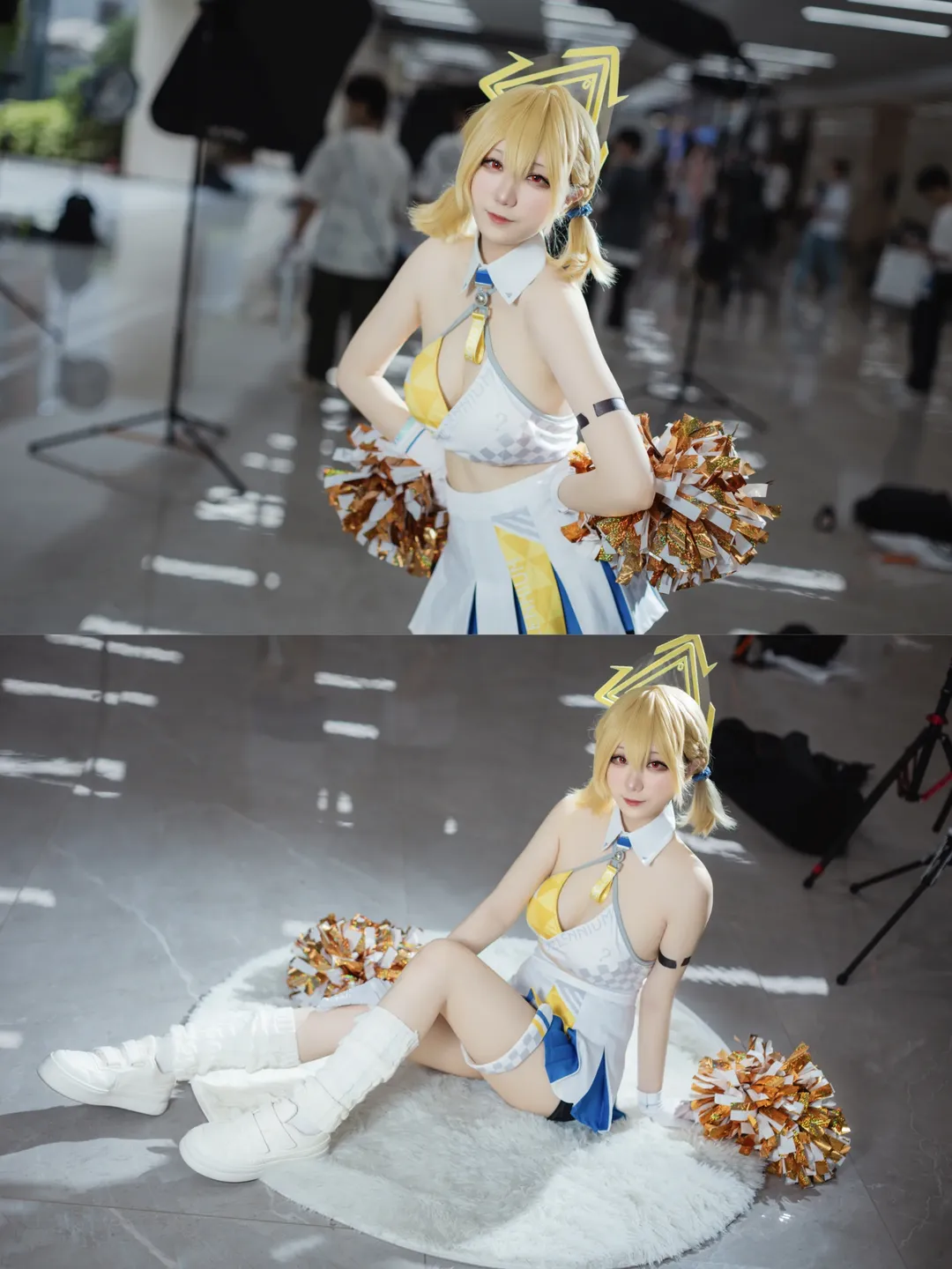 ブルーアーカイブ, イベント写真, コスプレ現場, 豊見コトリコスプレ, チアリーダーコーデ - 1枚目