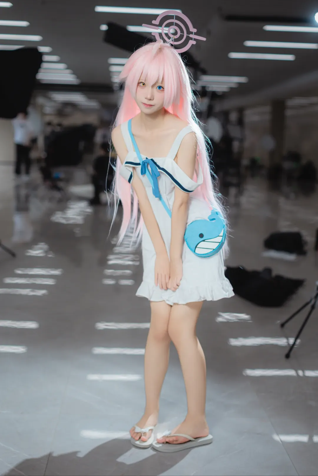 Blue Archive, Convention photo, Convention photos, Pink wig, Hoshino cosplay - Image 3