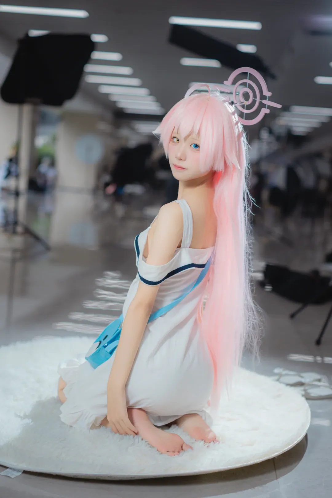 Blue Archive, Convention photo, Convention photos, Pink wig, Hoshino cosplay - Image 6