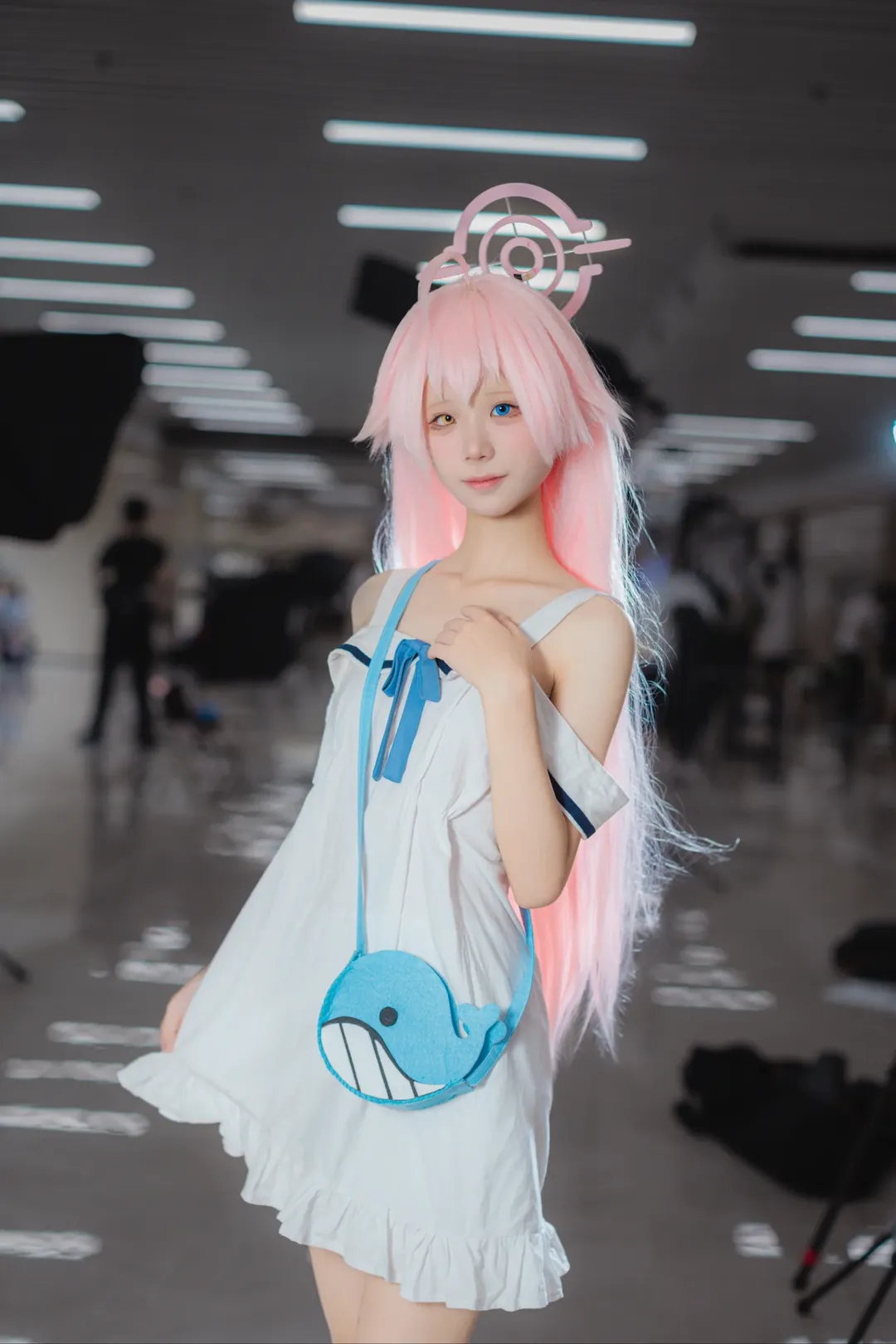 Blue Archive, Convention photo, Convention photos, Pink wig, Hoshino cosplay - Image 8