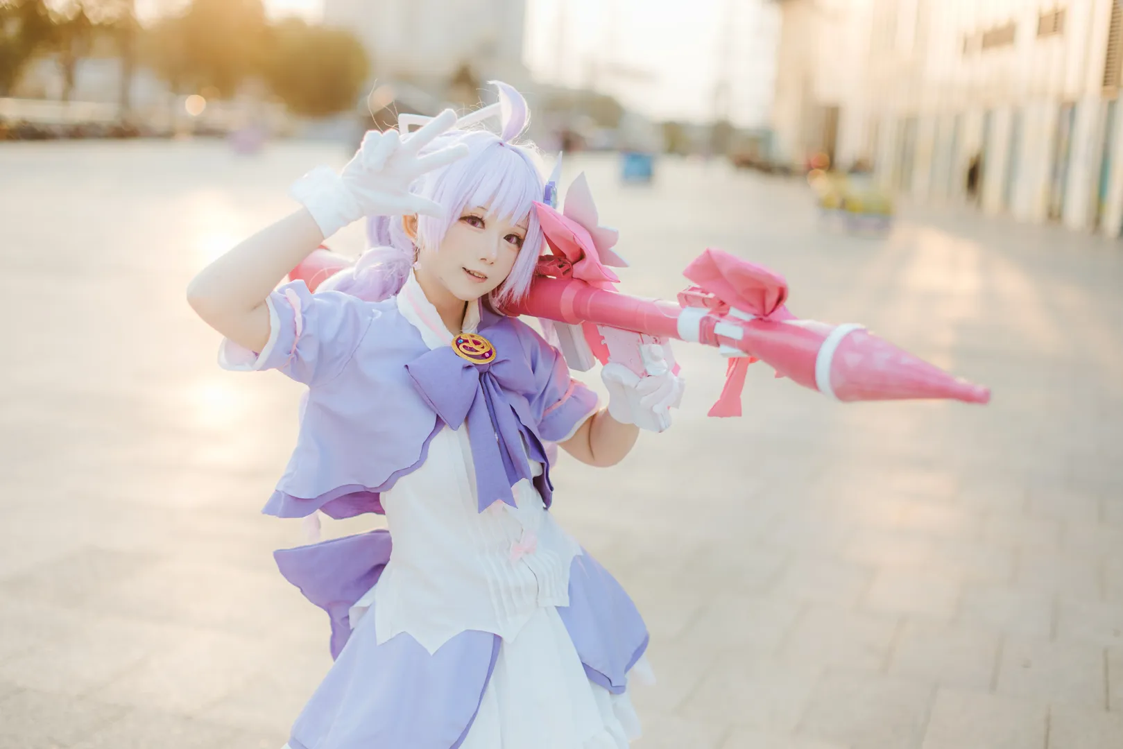 蔚蓝档案, 漫展场照, 魔法少女cos, 宇泽玲纱cos, 丝袜cosplay - 第3张