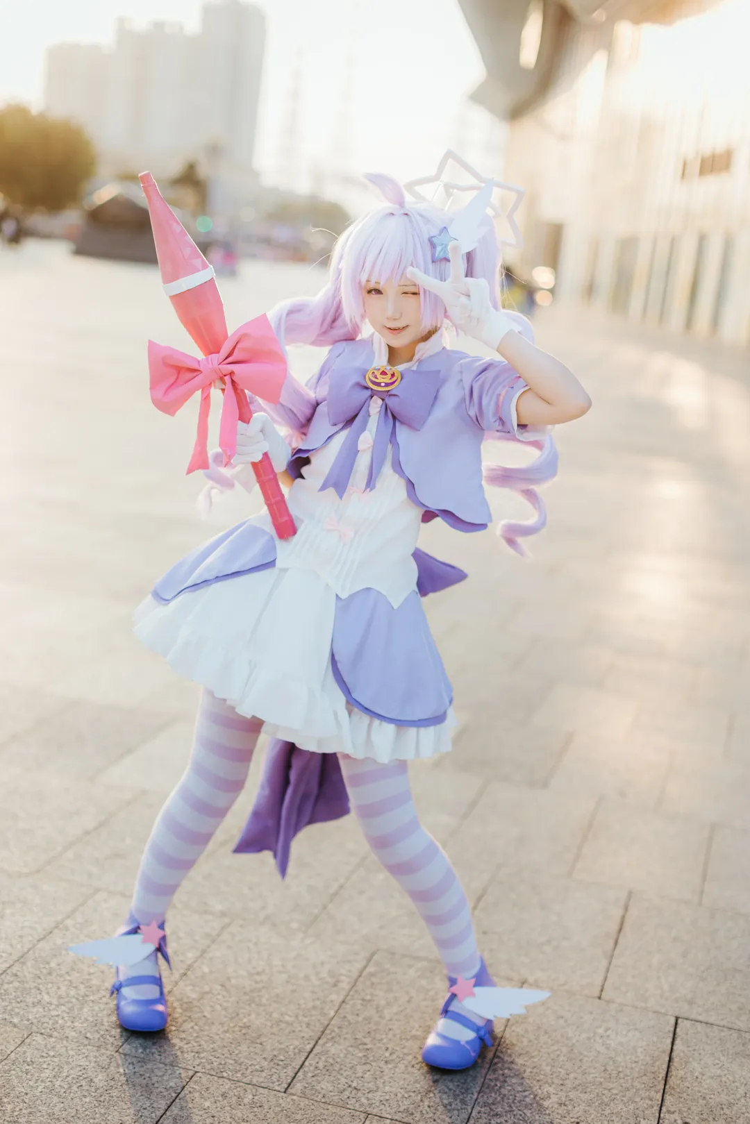 蔚蓝档案, 漫展场照, 魔法少女cos, 宇泽玲纱cos, 丝袜cosplay - 第5张