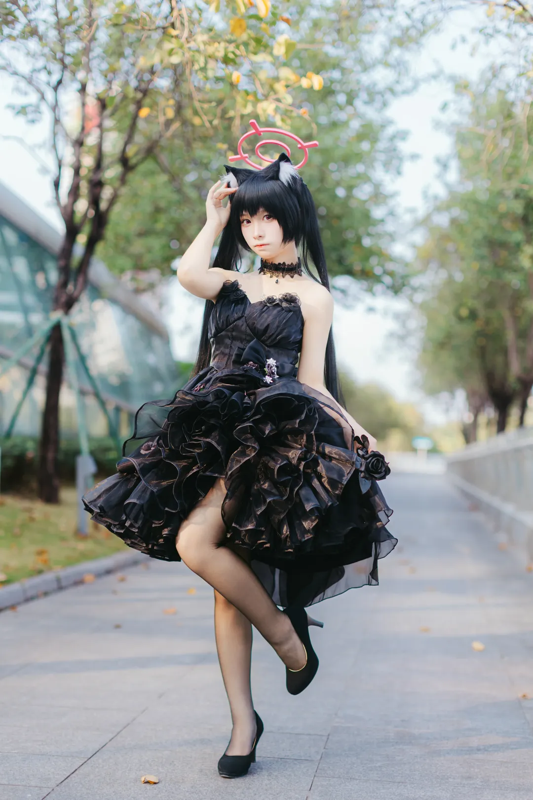 cosplay, 蔚蓝档案, 黑见芹香cos, 广州BAonly, 黑丝cosplay - 第2张