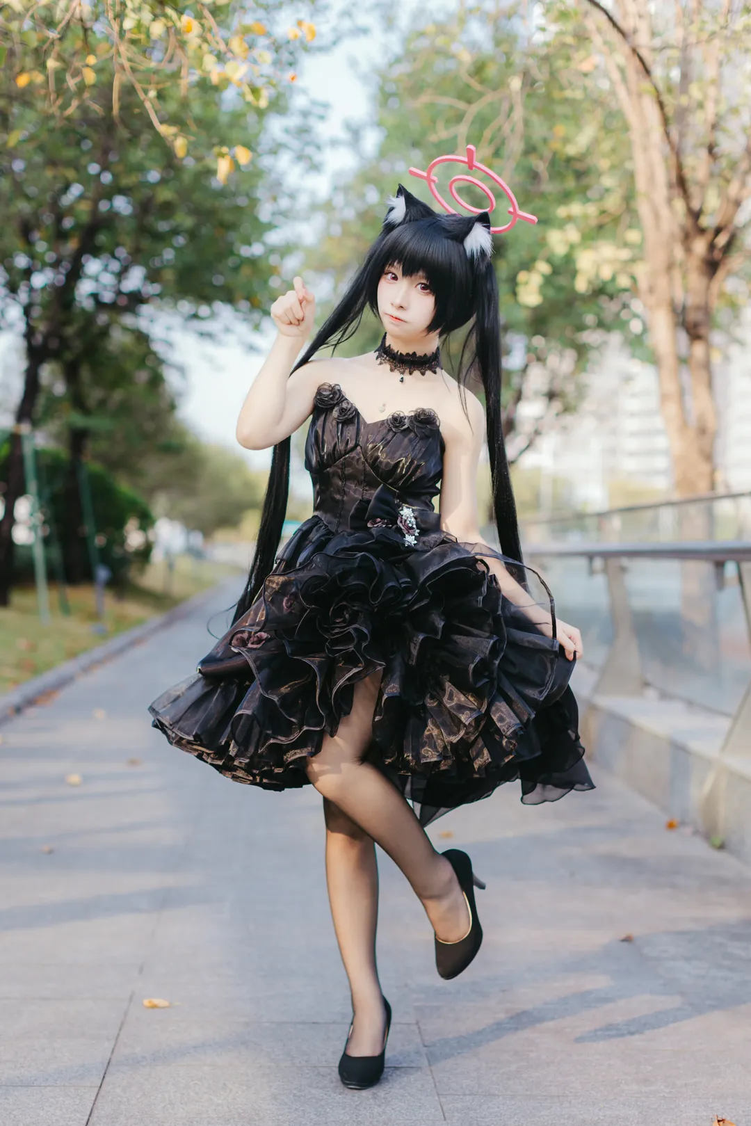 cosplay, 蔚藍檔案, 黑見芹香cos, 廣州BAonly, 黑絲cosplay
