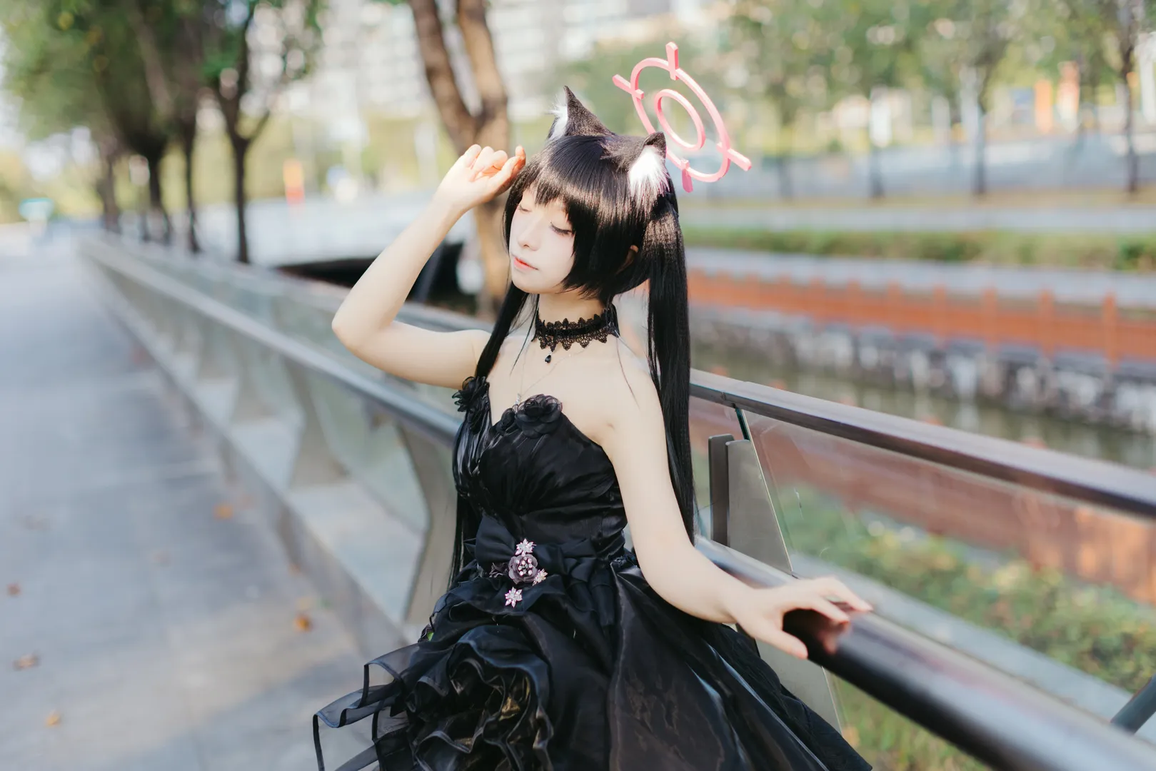 cosplay, 蔚蓝档案, 黑见芹香cos, 广州BAonly, 黑丝cosplay - 第5张
