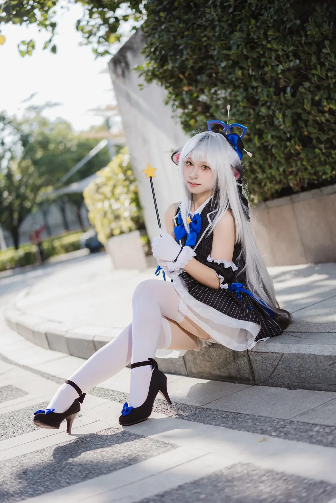蔚蓝档案, 漫展返图, 萤火虫动漫嘉年华, 白丝cosplay, 心奈cos - 第2张