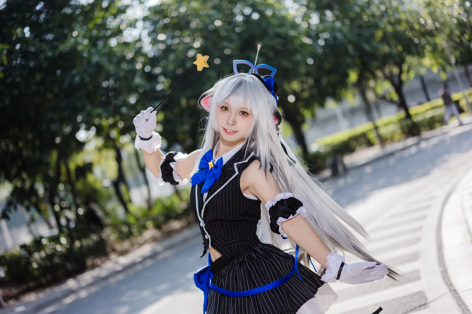 蔚蓝档案, 漫展返图, 萤火虫动漫嘉年华, 白丝cosplay, 心奈cos - 第6张