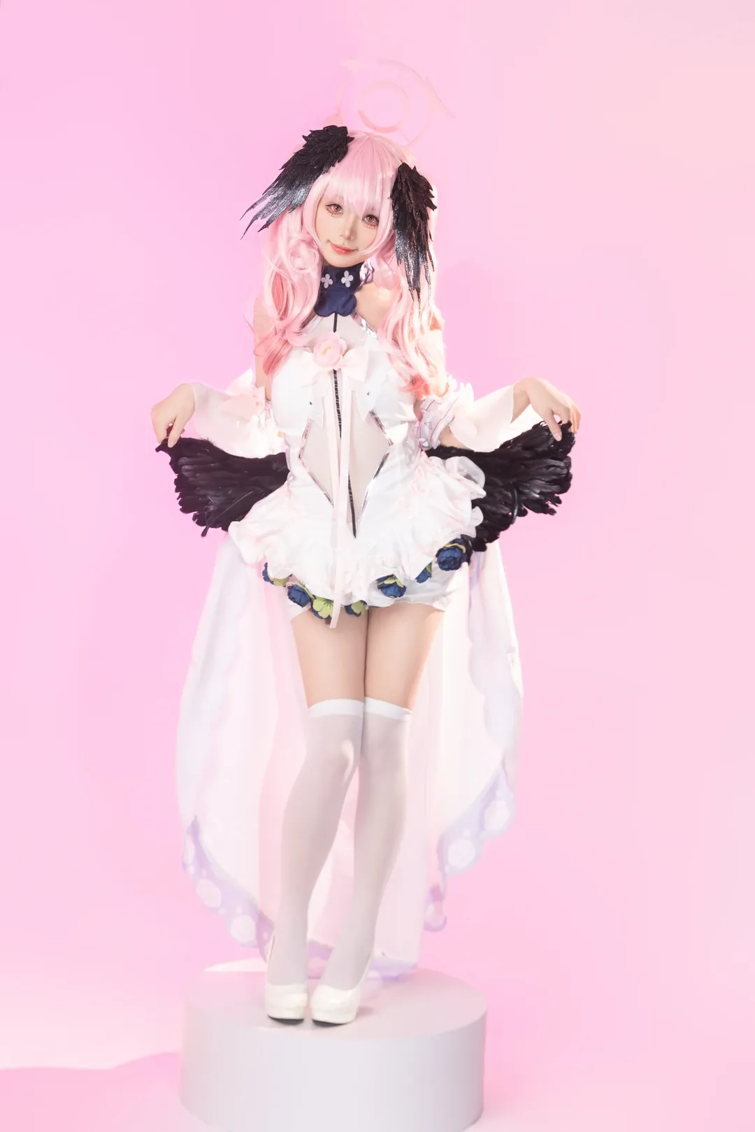 二次元摄影, 蔚蓝档案, 下江小春cos, 花嫁cosplay, 白丝cos - 第11张