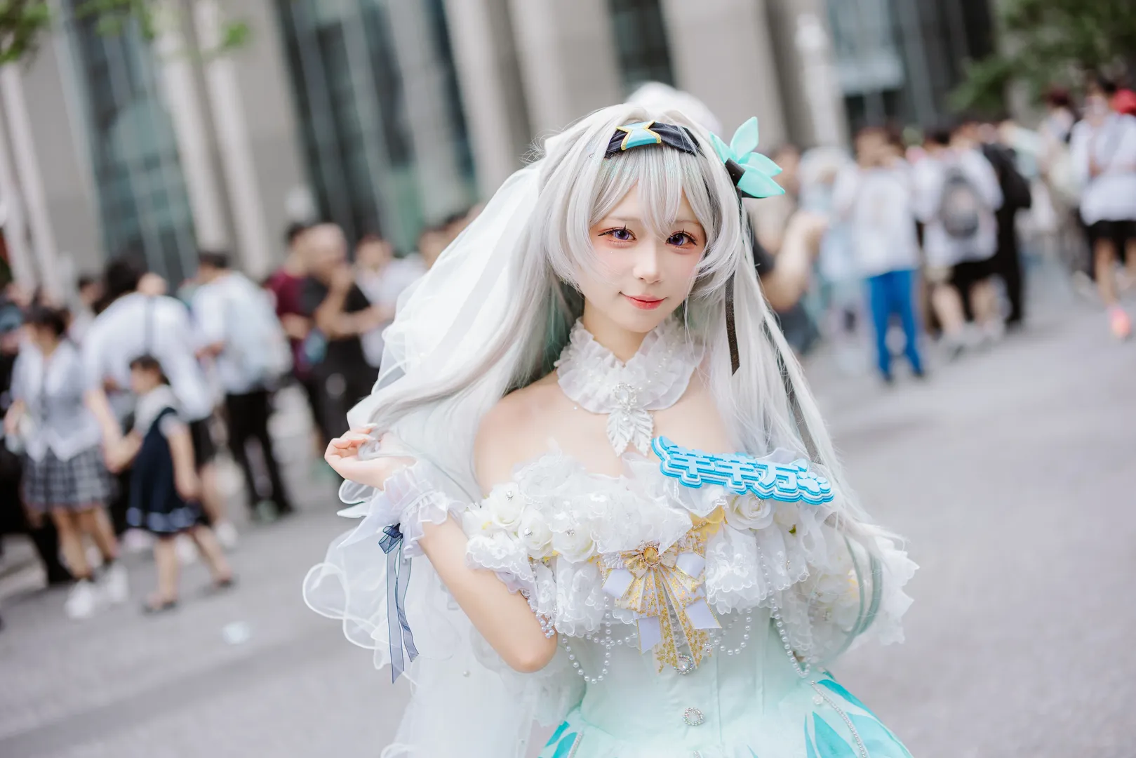 崩坏星穹铁道, 漫展返图, 流萤cos, 花嫁cos, 广州萤火虫漫展 - 第5张
