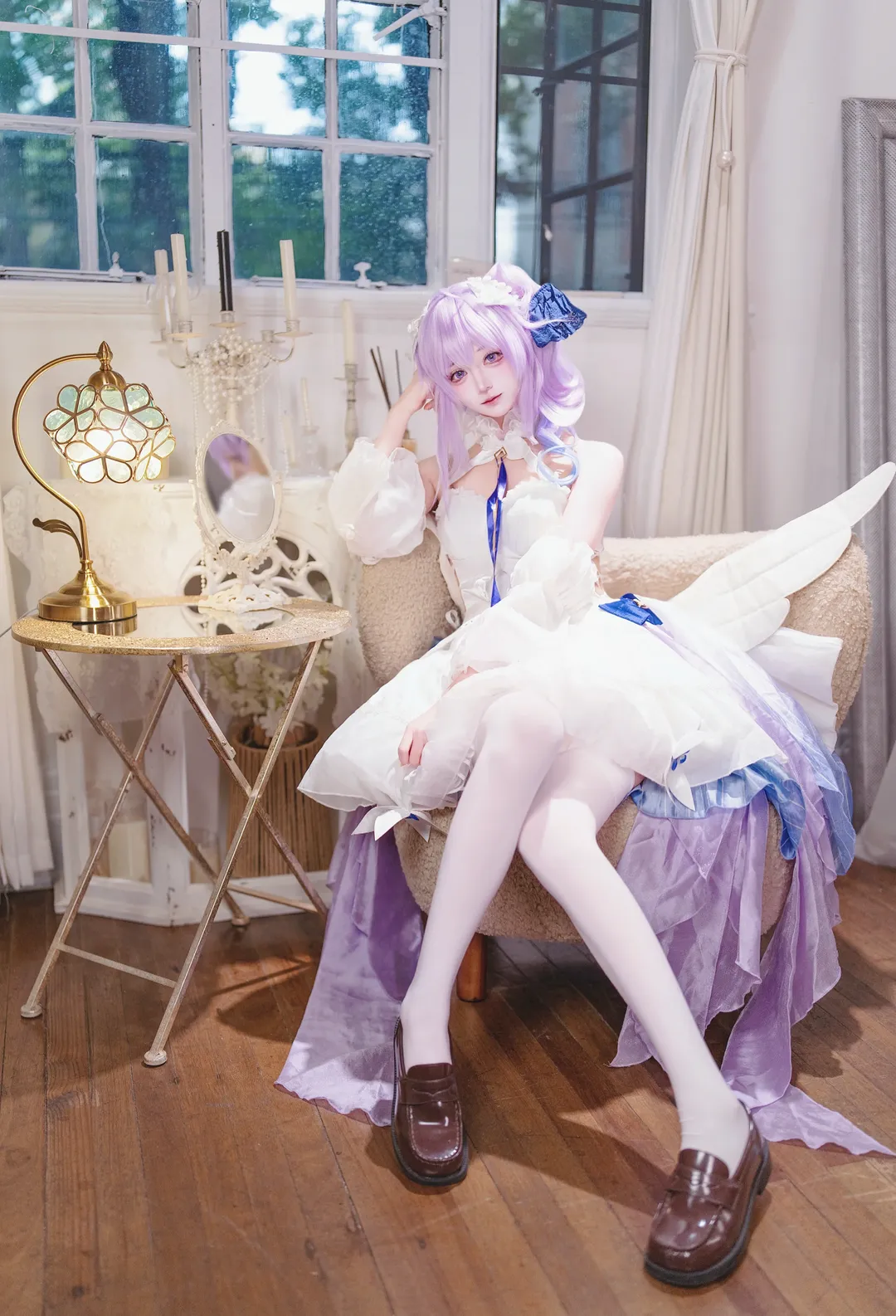 cosplay, 碧蓝航线, 白丝, 独角兽cos, 二次元写真 - 第2张