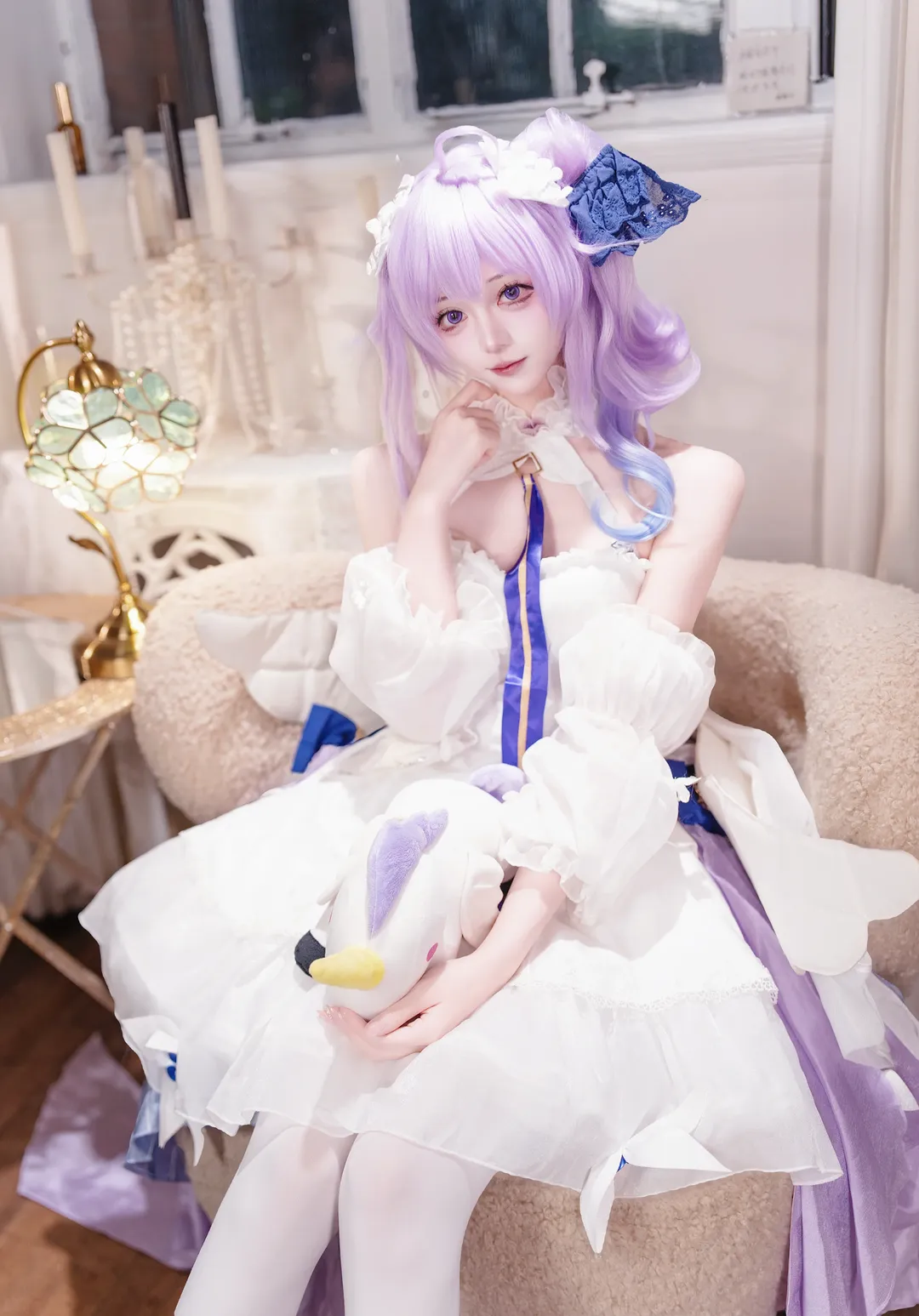 cosplay, 碧蓝航线, 白丝, 独角兽cos, 二次元写真 - 第3张