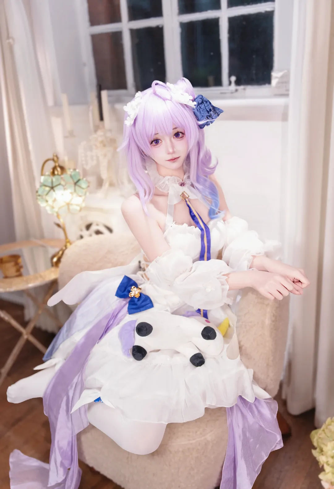 cosplay, 碧蓝航线, 白丝, 独角兽cos, 二次元写真 - 第5张