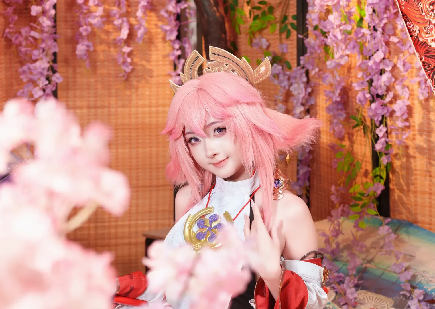 原神, 二次元摄影, 八重神子cos, cosplay正片, 和风人像 - 第10张