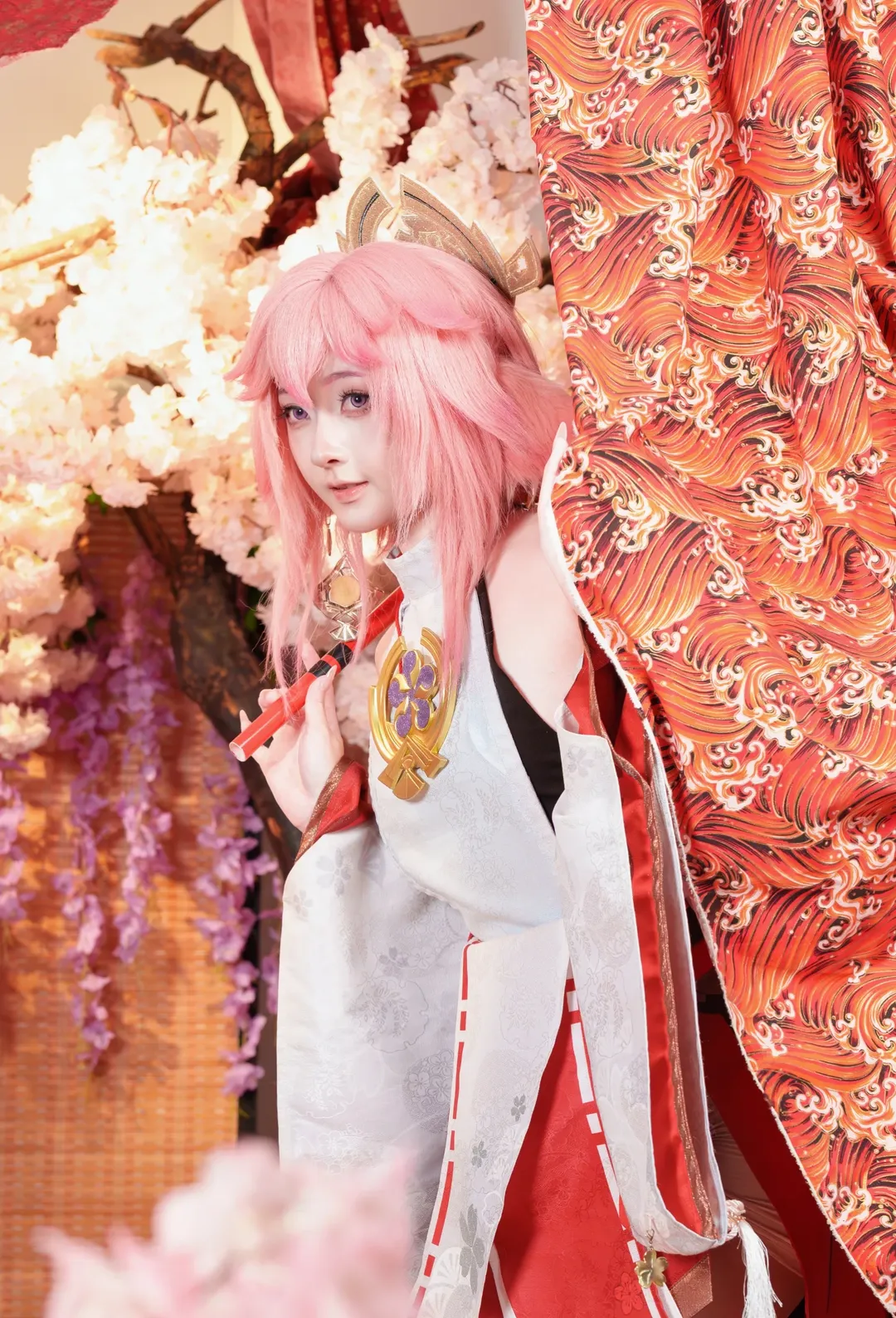 原神, 二次元摄影, 八重神子cos, cosplay正片, 和风人像 - 第2张