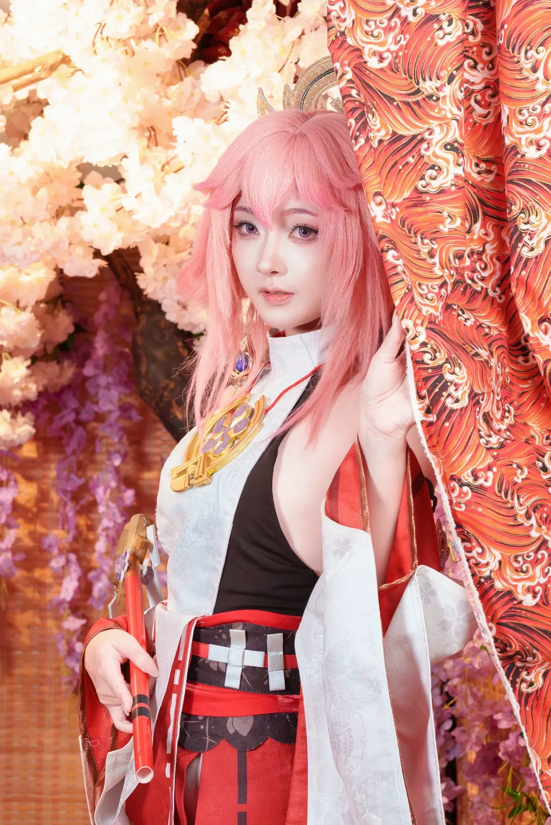 原神, 二次元摄影, 八重神子cos, cosplay正片, 和风人像 - 第3张