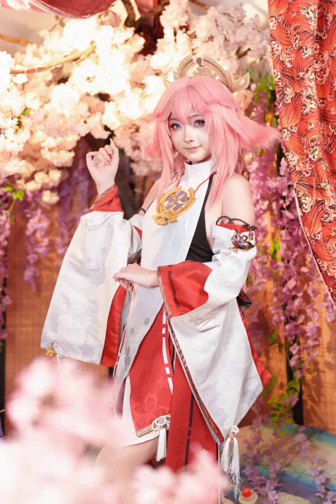 原神, 二次元摄影, 八重神子cos, cosplay正片, 和风人像 - 第6张