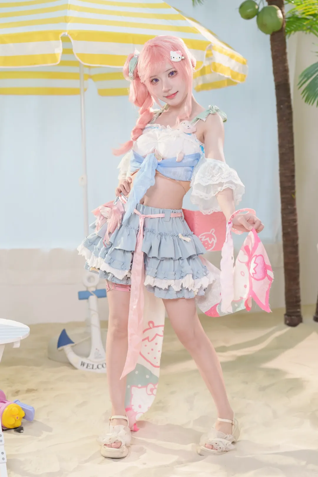 Honor of Kings, Swimsuit cosplay, Gongsun Li Cosplay, Anime cosplay, Summer Dream - Image 8