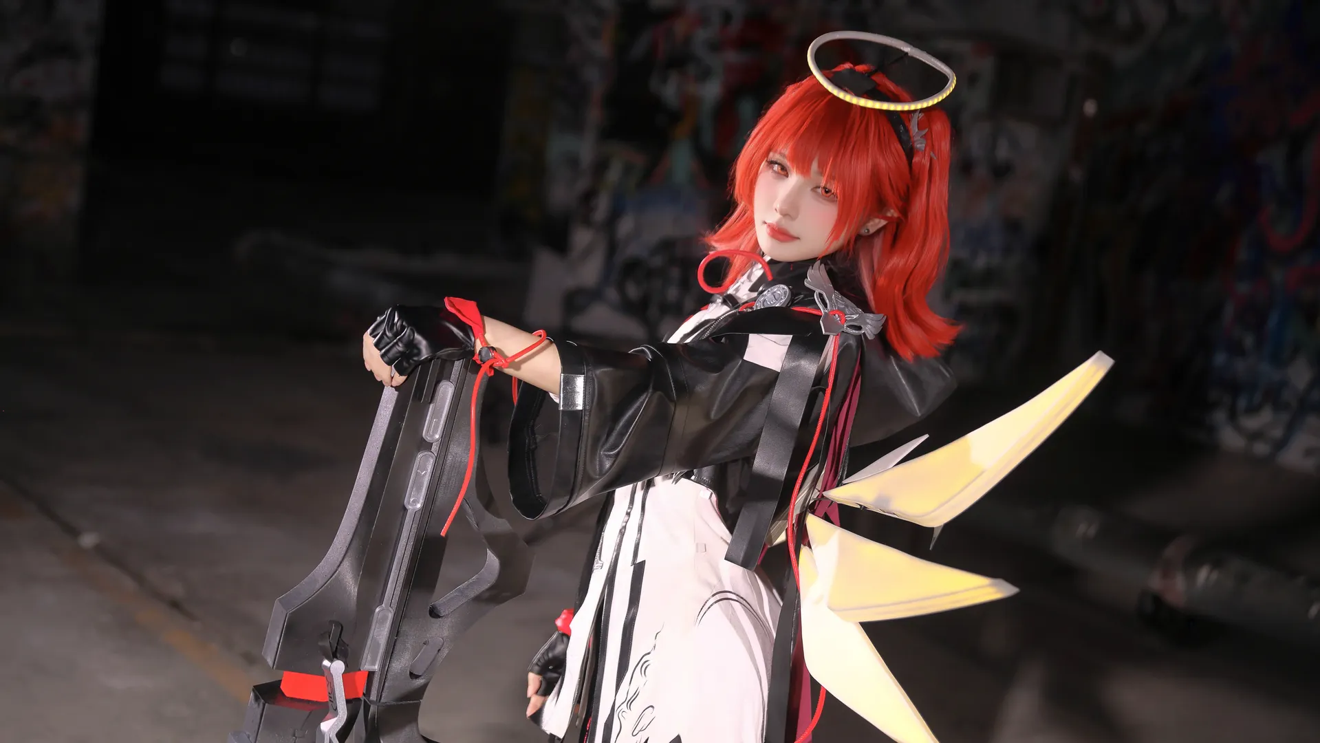 二次元, アークナイツ, 新約エクシアコスプレ, 白ストッキング, レミュエル - 3枚目