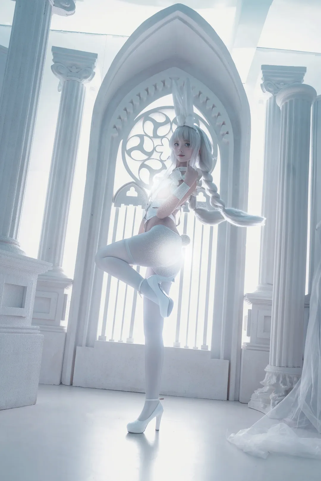 碧蓝航线, 白丝穿搭, 二次元写真, 高调摄影, 恶毒cos