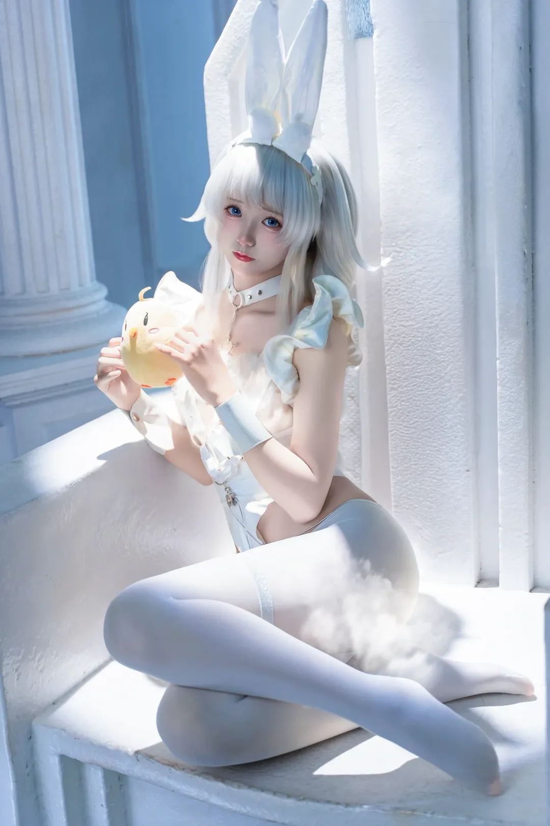 碧蓝航线, 白丝穿搭, 碧蓝航线cosplay, 恶毒cos, 白兔