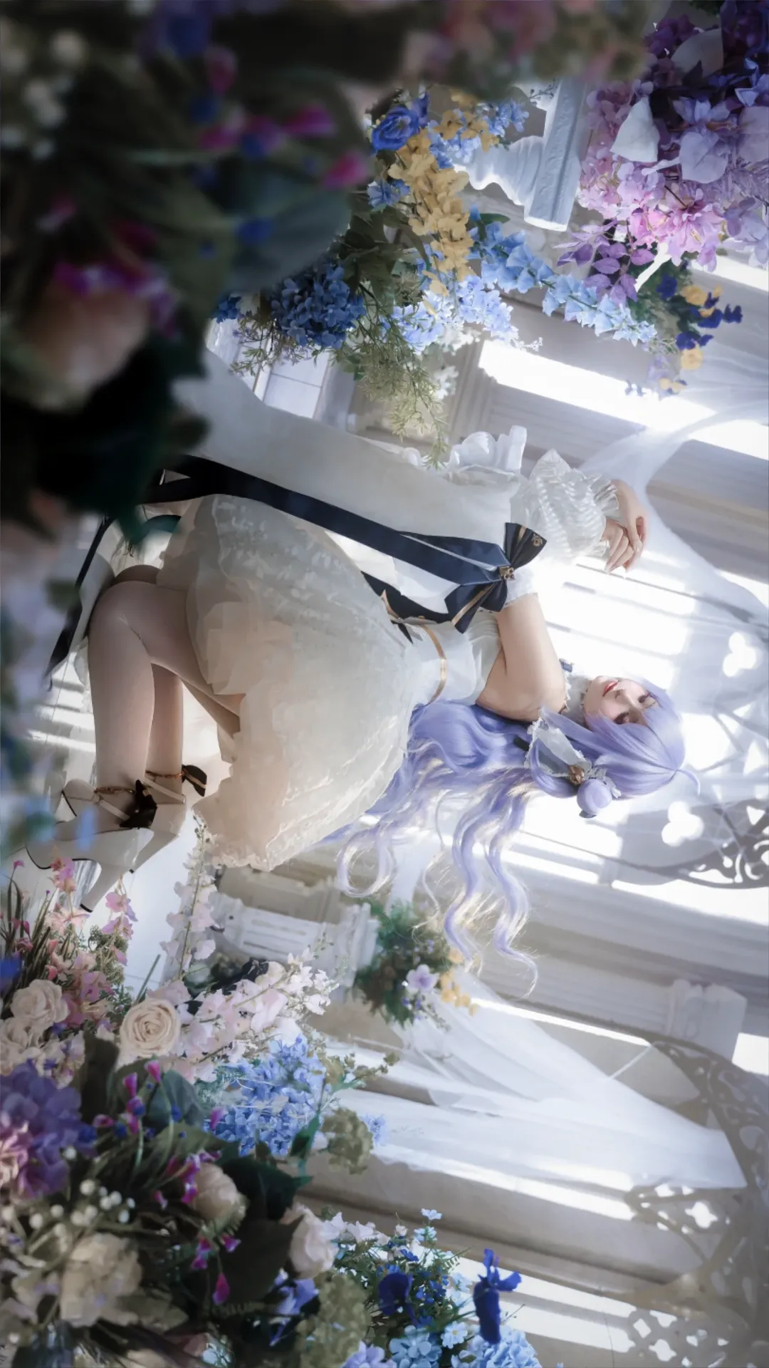 Azur Lane, Anime cosplay, Unicorn Cosplay, White tights cosplay, Dreamy photoshoot