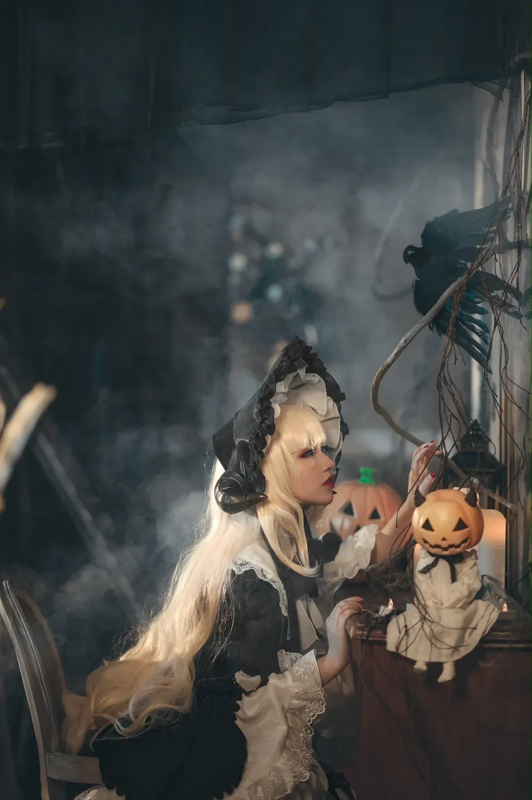 cosplay, 明日方舟, 黑丝, 万圣节, 哥特 - 第1张