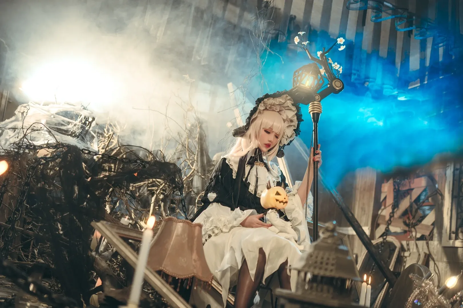 cosplay, 明日方舟, 黑丝, 万圣节, 哥特 - 第5张