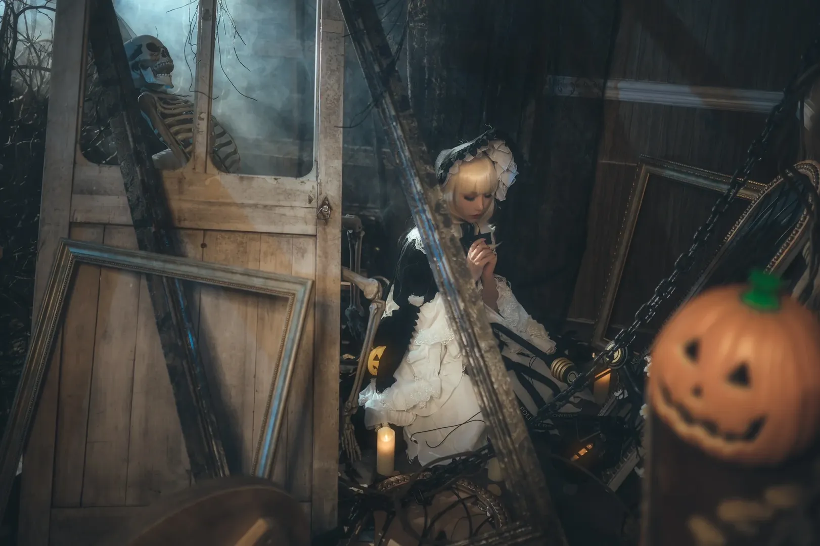 cosplay, 明日方舟, 黑丝, 万圣节, 哥特 - 第8张
