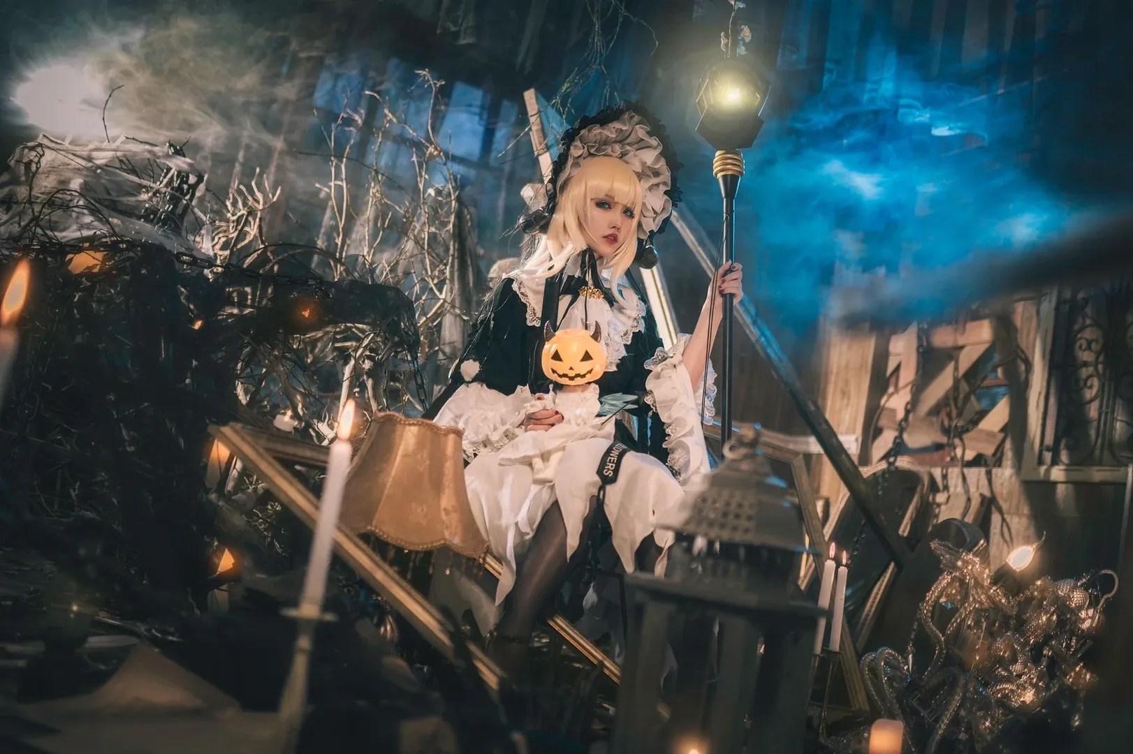 cosplay, 明日方舟, 黑丝, 万圣节, 哥特 - 第9张