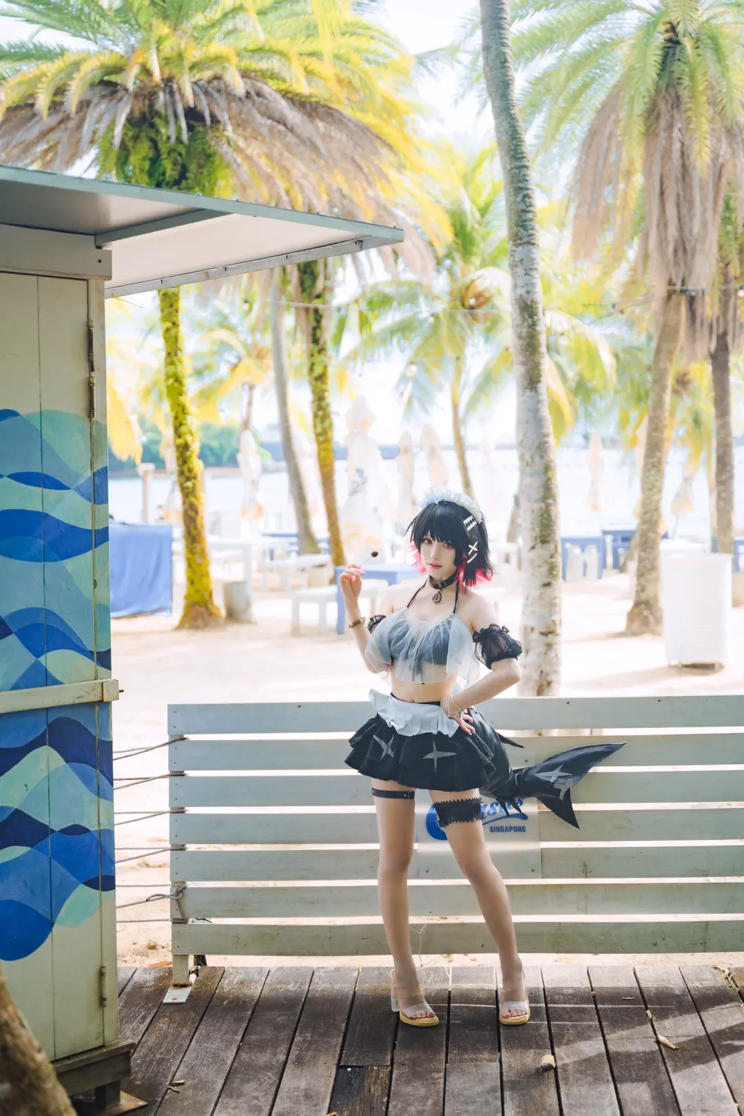 绝区零, 二次元出片, 艾莲cos, 艾莲泳装, 艾莲JK