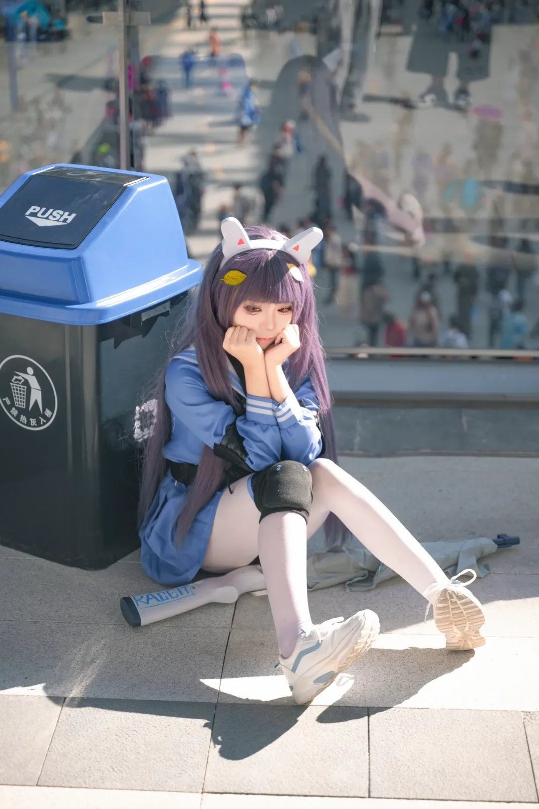 ブルーアーカイブ, イベント写真, イベント撮影, ブルーアーカイブコスプレ, 白タイツコスプレ
