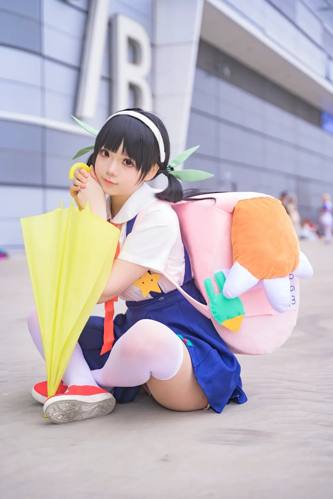 漫展場照, 白絲, 蔚藍檔案cosplay, bilibiliworld, 二週年