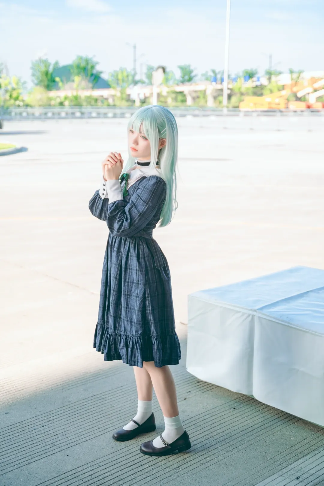 漫展场照, 白丝, 蔚蓝档案cosplay, bilibiliworld, 二周年 - 第10张