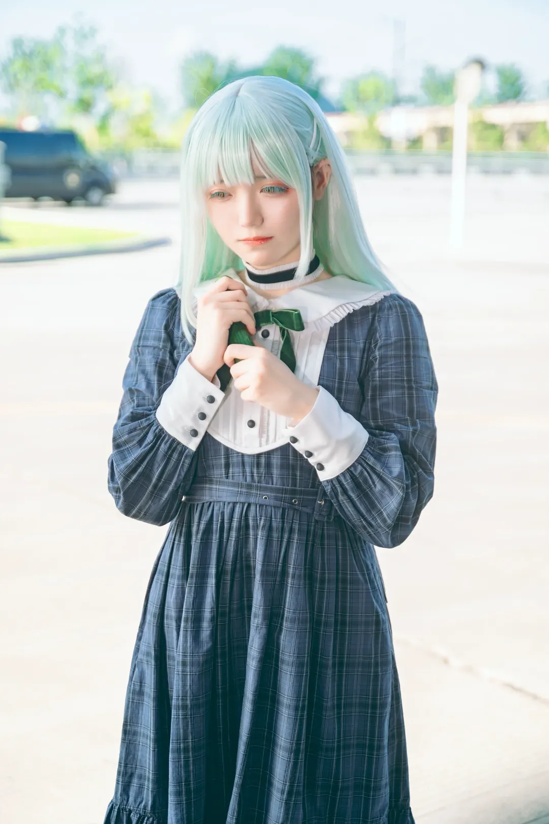 漫展场照, 白丝, 蔚蓝档案cosplay, bilibiliworld, 二周年 - 第11张