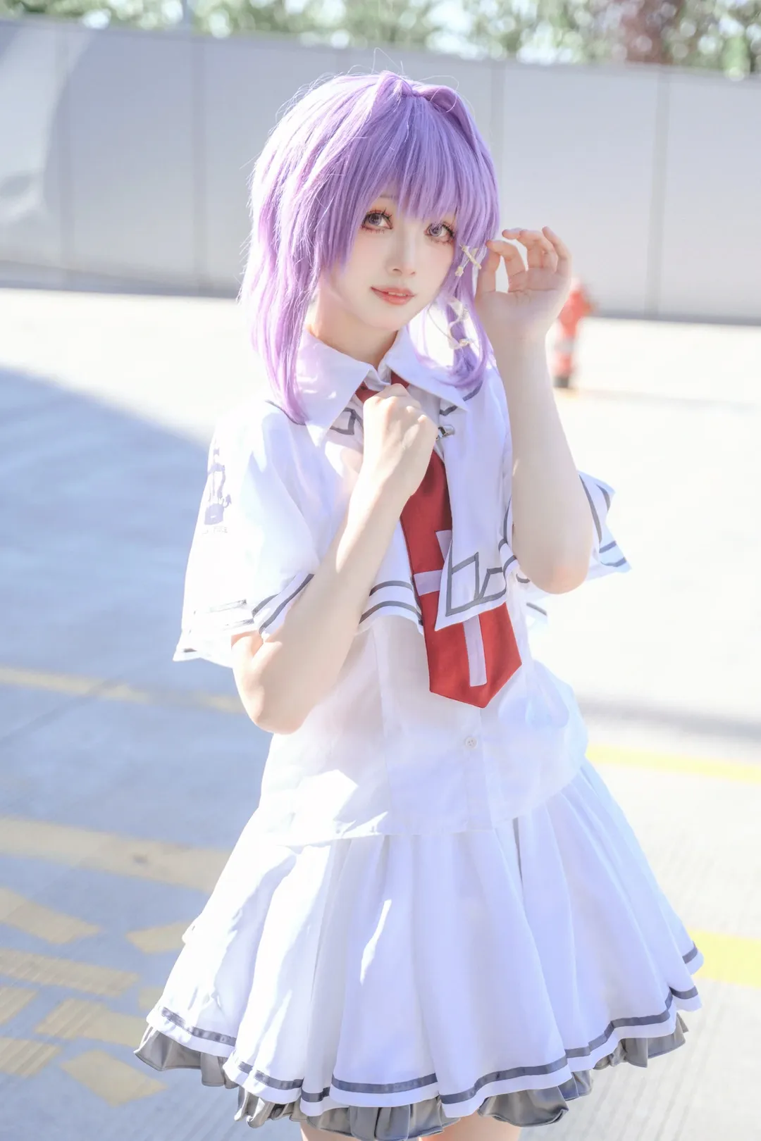 漫展场照, 白丝, 蔚蓝档案cosplay, bilibiliworld, 二周年 - 第14张