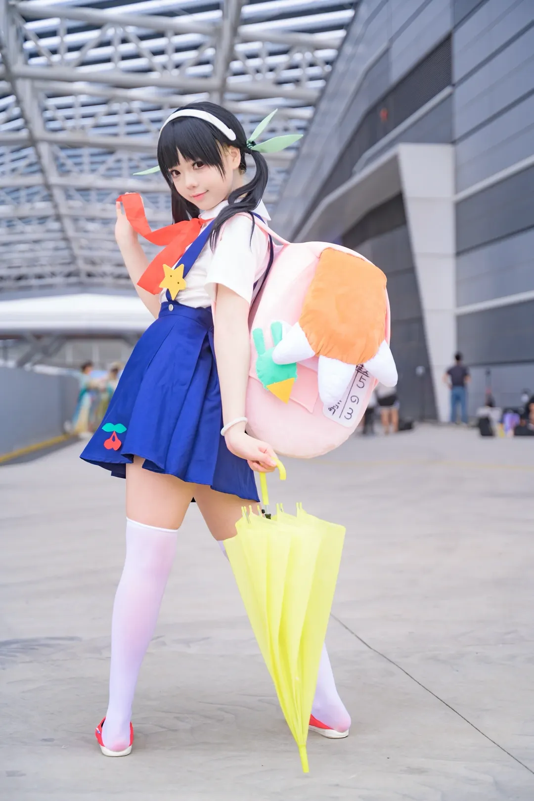 漫展场照, 白丝, 蔚蓝档案cosplay, bilibiliworld, 二周年 - 第2张