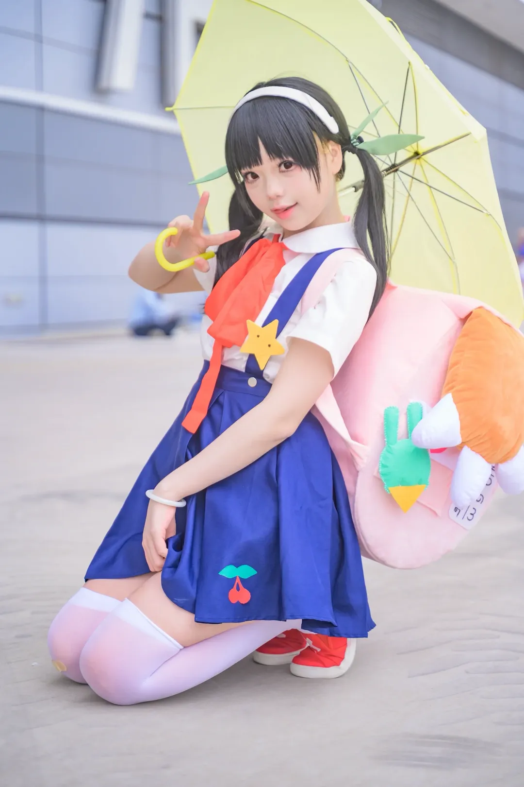 漫展场照, 白丝, 蔚蓝档案cosplay, bilibiliworld, 二周年 - 第3张