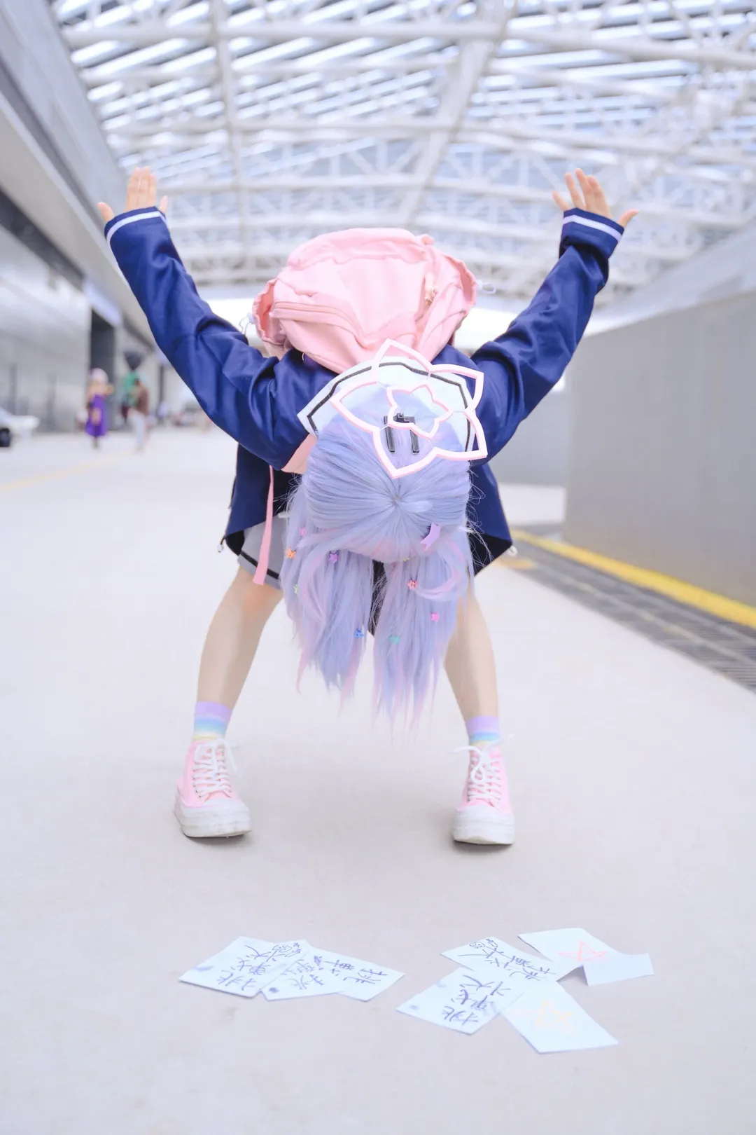 漫展场照, 白丝, 蔚蓝档案cosplay, bilibiliworld, 二周年 - 第8张