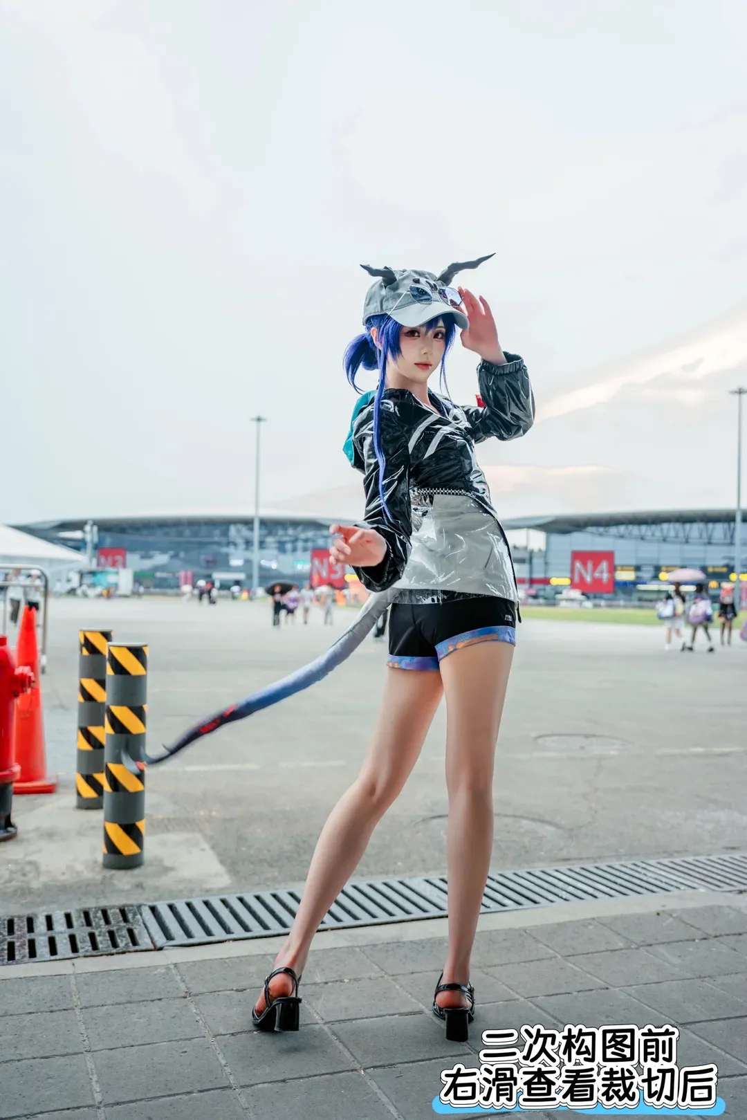 明日方舟, 明日方舟cos, 索尼A7M5, 黑丝cos, CJ漫展 - 第2张