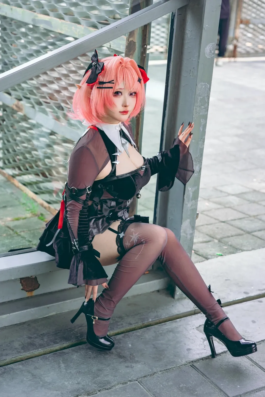 明日方舟, 明日方舟cos, 索尼A7M5, 黑丝cos, CJ漫展 - 第7张