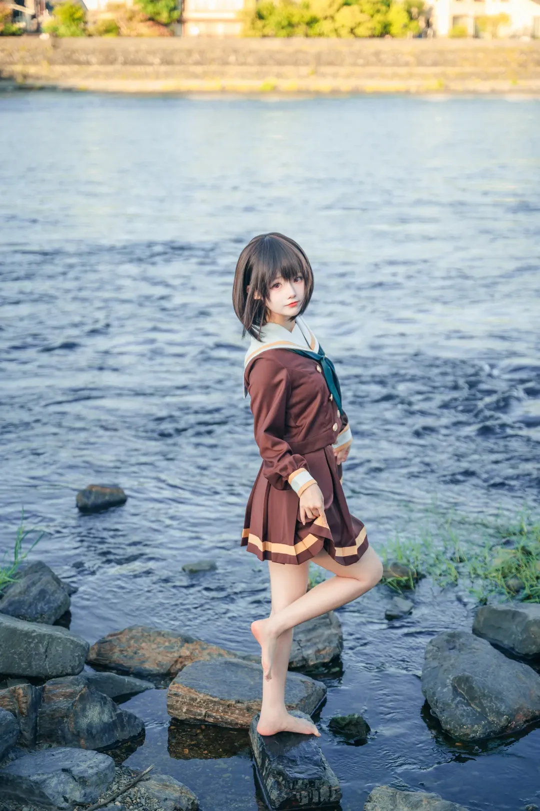 cosplay攝影, 制服穿搭, 吹響吧上低音號, 白絲cos, 中世谷香織cos - 第2張