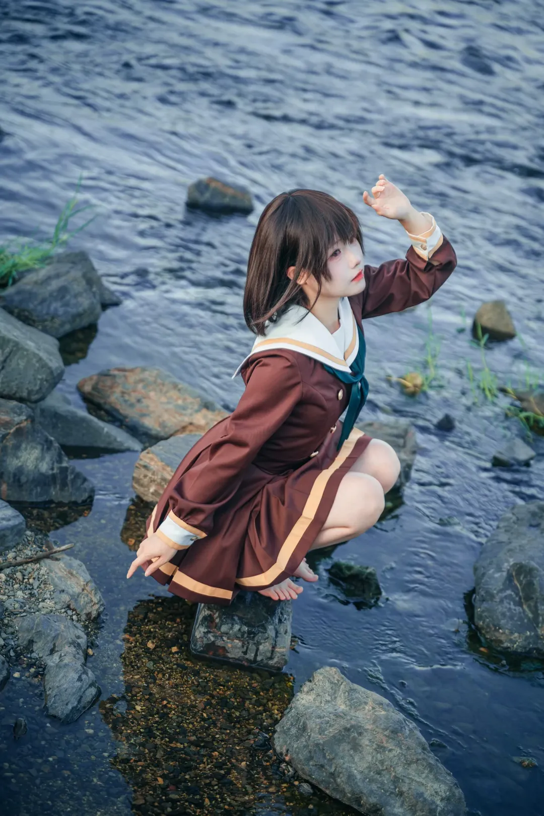cosplay攝影, 制服穿搭, 吹響吧上低音號, 白絲cos, 中世谷香織cos - 第4張