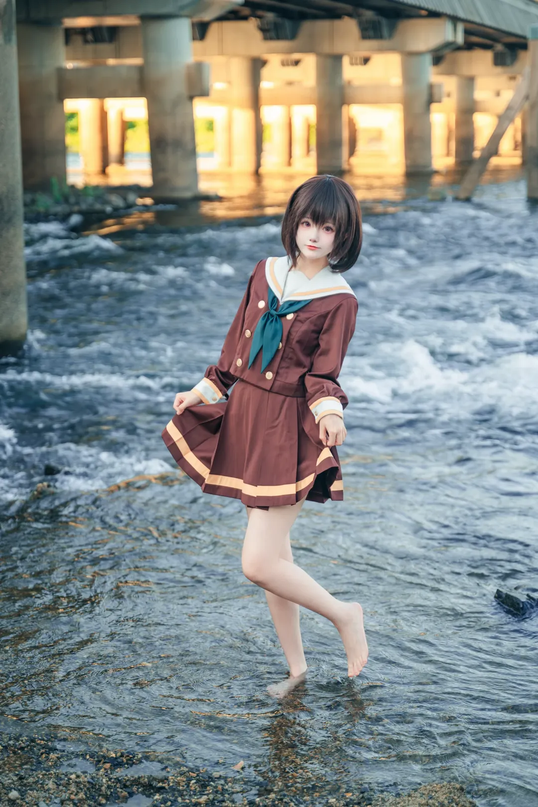 cosplay攝影, 制服穿搭, 吹響吧上低音號, 白絲cos, 中世谷香織cos - 第6張