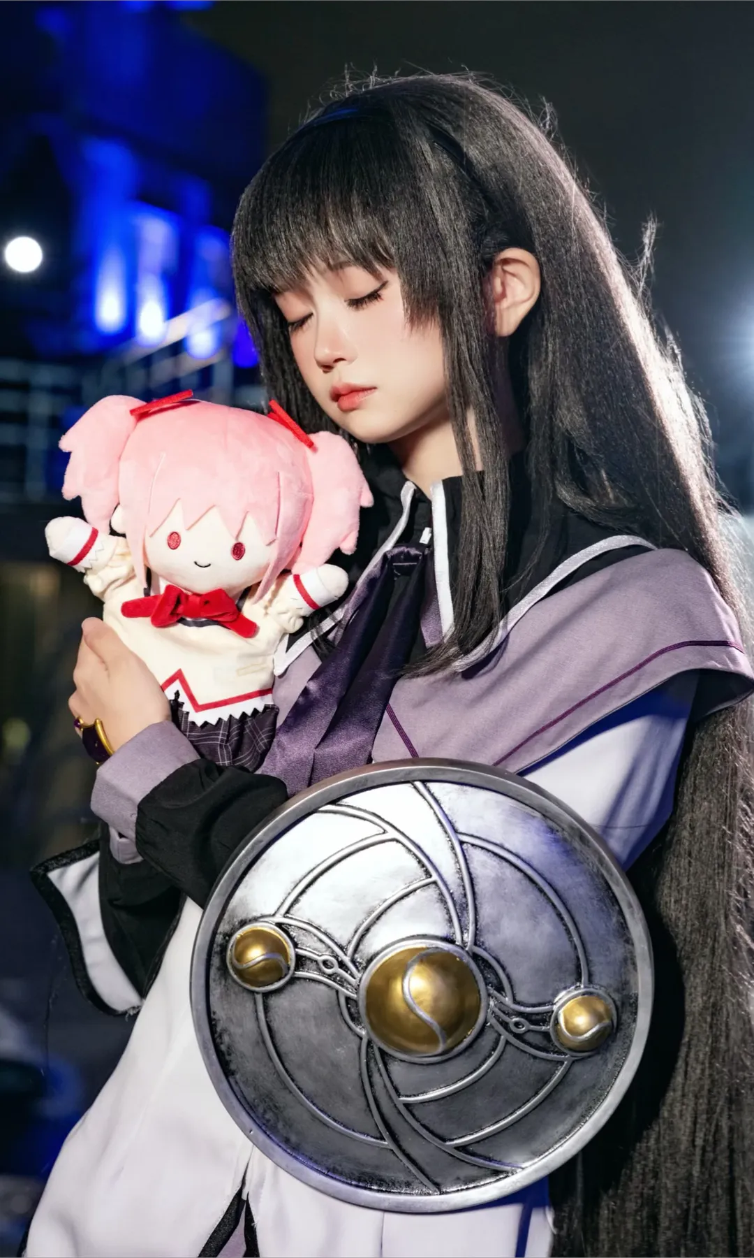 魔法少女小圆, 黑丝, 夜景摄影, 索尼A7M5, 晓美焰cos - 第6张