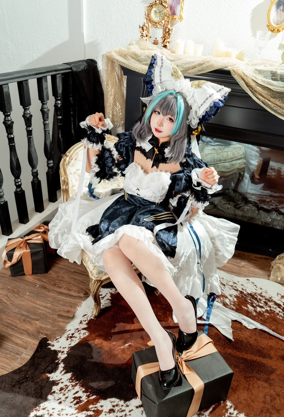 cosplay, 柴郡cos, 碧蓝航线, 二次元cos, 白丝 - 第3张