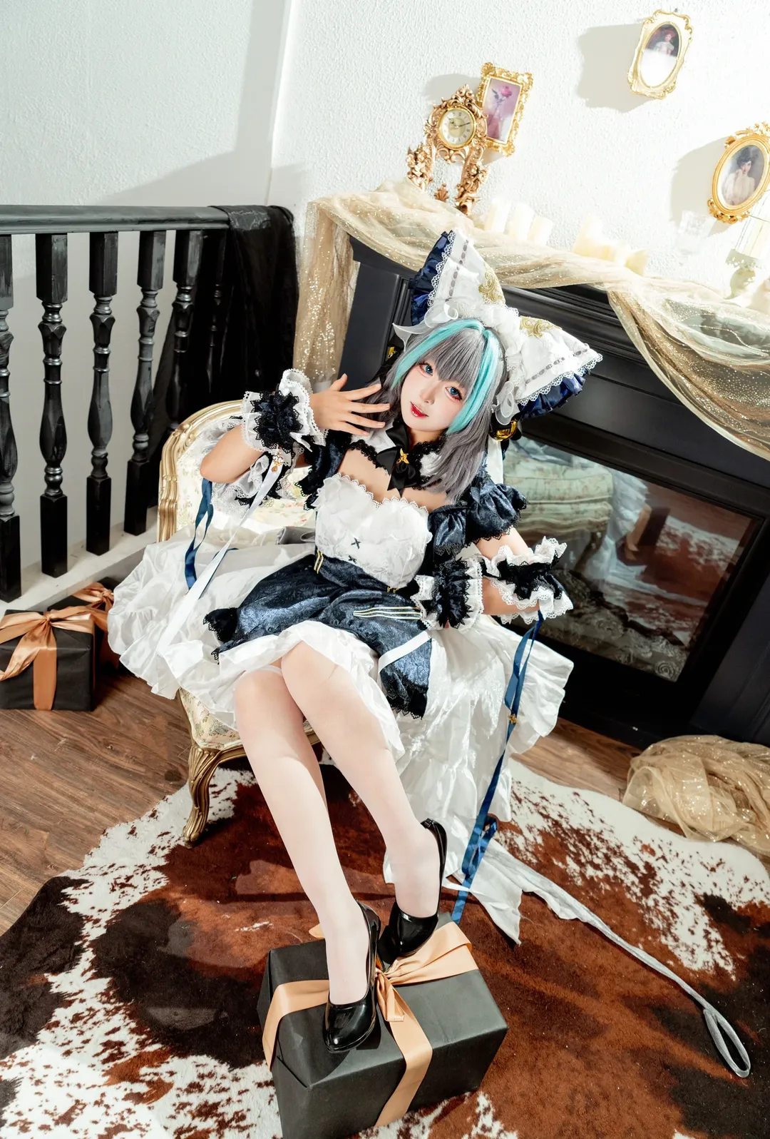 cosplay, 柴郡cos, 碧蓝航线, 二次元cos, 白丝 - 第4张