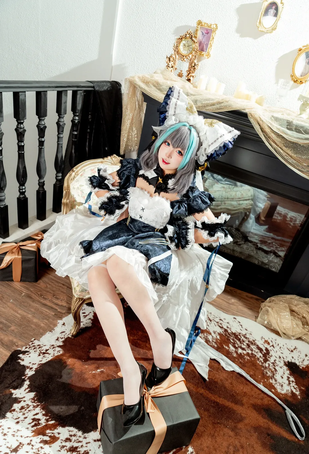 cosplay, 柴郡cos, 碧蓝航线, 二次元cos, 白丝 - 第6张