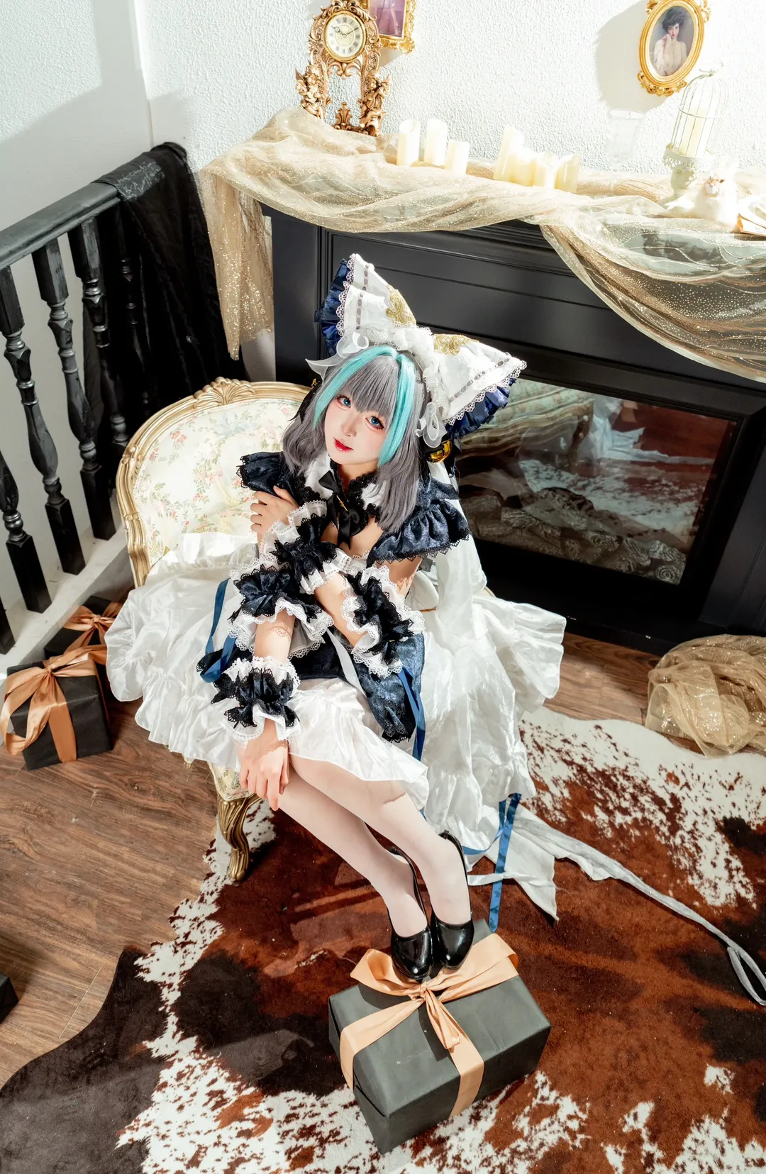 cosplay, 柴郡cos, 碧蓝航线, 二次元cos, 白丝 - 第7张